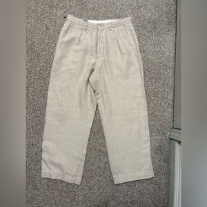 Men's Polo Ralph Lauren Pleated Tan Pants